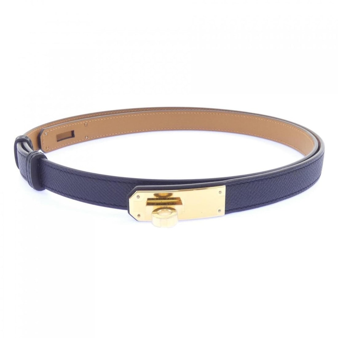 Hermes Kelly 18mm Belt: --- Catalog ---Category: SizeWidth: 1.5cm / 0.59''Length: 105cm / 41.33''Category: DesignType: Standard beltColor: BlackGender: WomenCategory: GeneralBrand: Hermes--- Item List ---Section: ConditionRa
