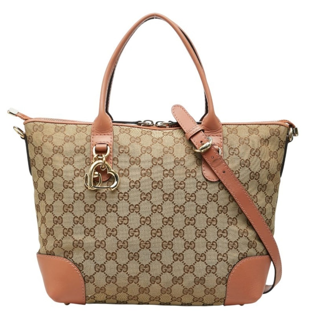 Gucci GG Canvas Heartbit Handbag Shoulder Bag 2WAY 269957 Beige Orange Leather Women's GUCCI: --- Catalog ---Category: SizeSize (HxWxD): 24.5cm x 26cm x 13.5cm / 9.64'' x 10.23'' x 5.31''Category: DesignType: Handbag, Shoulder bagColor: Beige, OrangeGender: WomenMaterial: Canvas , Leather