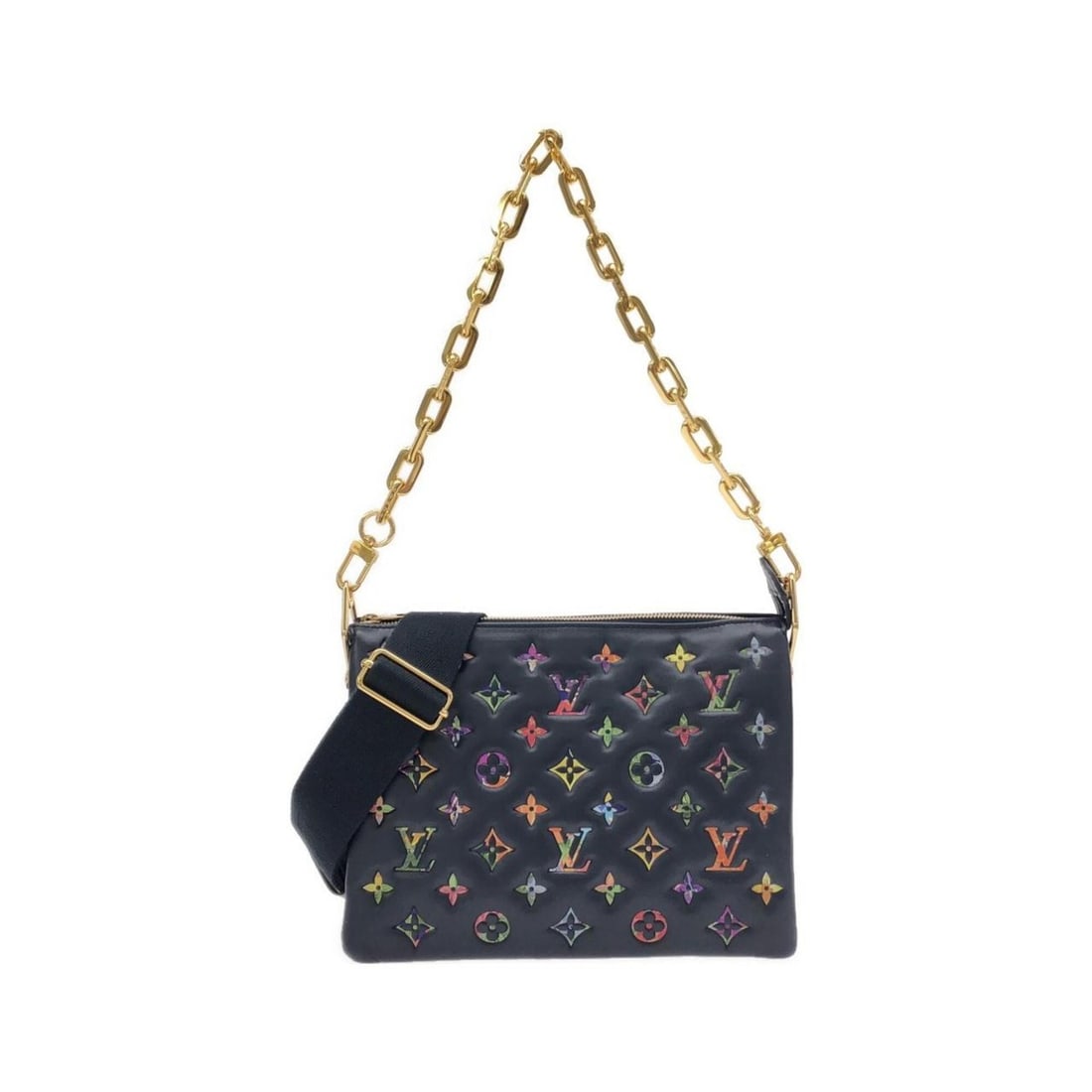 Louis Vuitton Coussin PM M21353 Shoulder Bag: --- Catalog ---Category: SizeSize (HxWxD): 20cm x 26cm x 7cm / 7.87'' x 10.23'' x 2.75''Category: DesignType: Shoulder bagColor: NavyGender: Men,WomenMaterial: Leather Leather/Fur Type: LambskinCatego