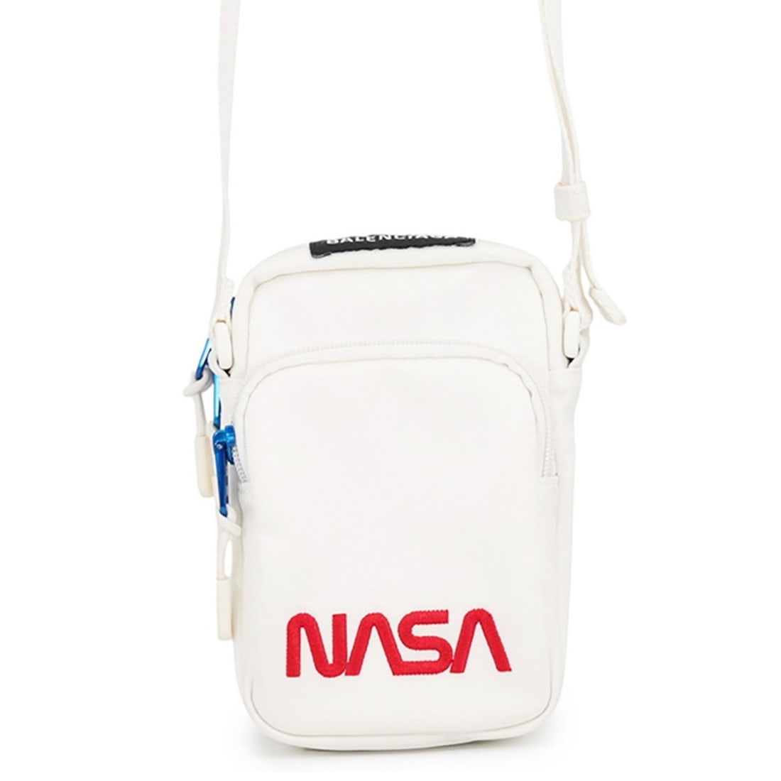 Balenciaga Shoulder Bag NASA Phone Holder Canvas 659143 BALENCIAGA White Sale Item Handbag: --- Catalog ---Category: SizeWeight: 220g / 7.76oz.Size (HxWxD): 18cm x 11cm x 6.5cm / 7.08'' x 4.33'' x 2.55''Strap Length: 70cm - 142cm / 27.55'' - 55.9''Category: DesignType: Handbag, Shoulder bagC