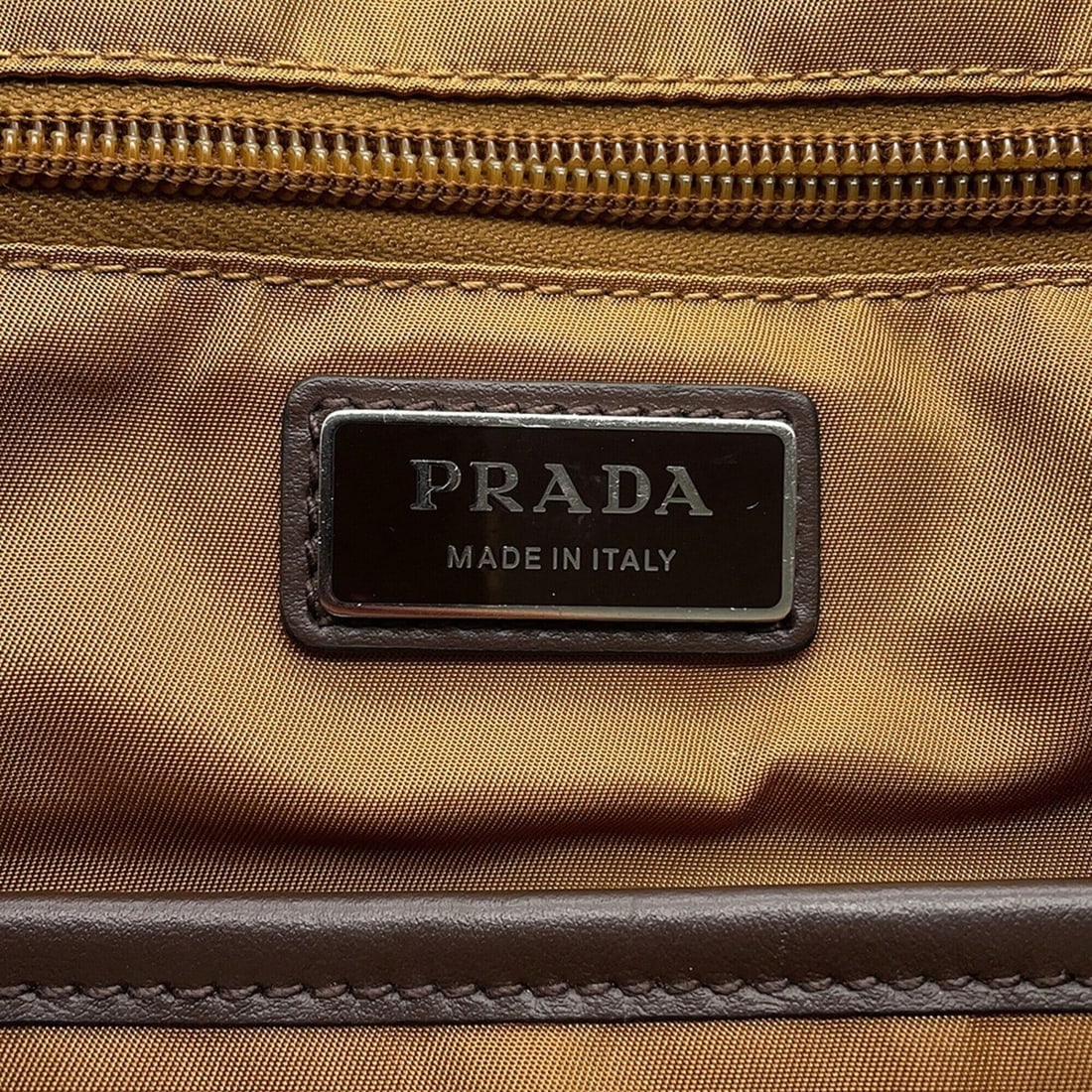 Prada Triangle Backpack Nylon Leather 2VZ117 PRADA Handbag - 16