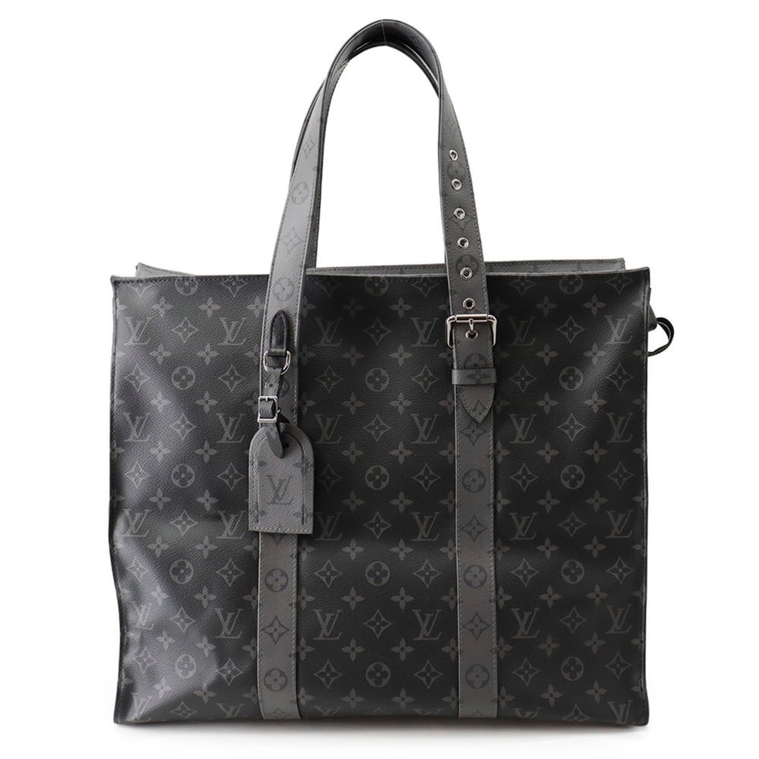 Louis Vuitton Monogram Eclipse Reverse Cabas Zip GM Tote Bag M45379 LOUIS VUITTON Black Handbag: --- Catalog ---Category: SizeWeight: 1.51kg / 3.32lb.Size (HxWxD): 38cm x 44.5cm x 20.5cm / 14.96'' x 17.51'' x 8.07''Category: DesignType: Handbag, Tote bagColor: Black, NoirGender: WomenClosure: Zip