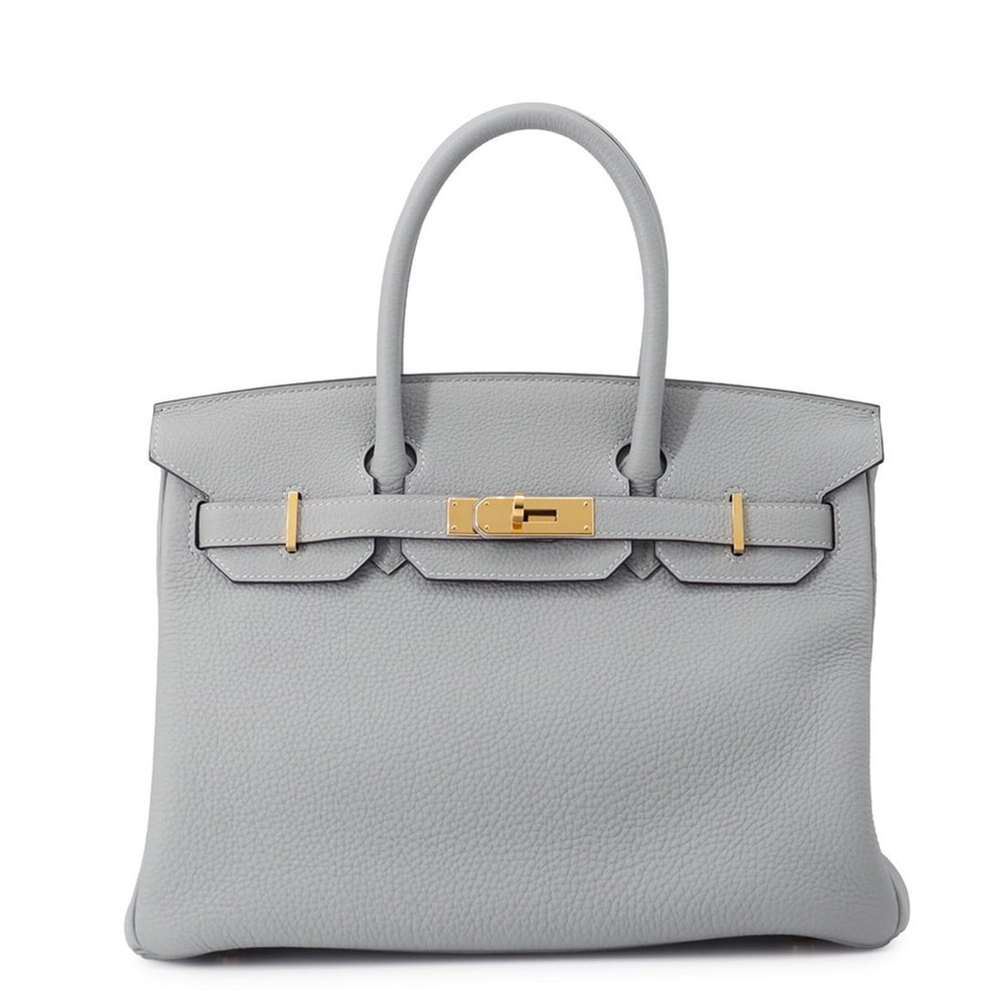 Hermes Birkin 30 Blue Glacier Togo T stamp HERMES handbag women's