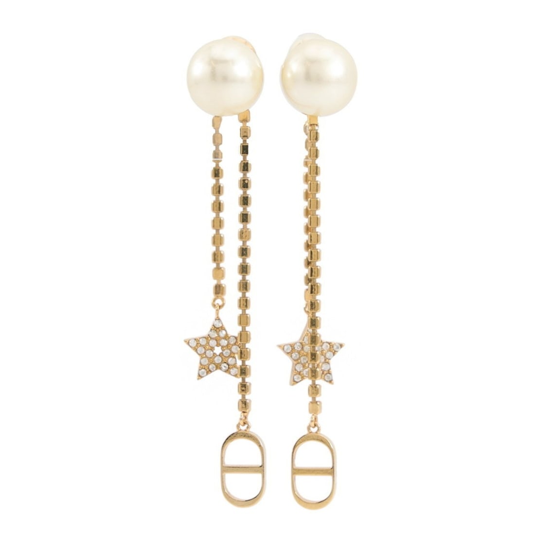 Christian Dior Tribales Earrings with Tribal Rhinestones and Faux Pearls E1270TRICY for Women (1 of 12)