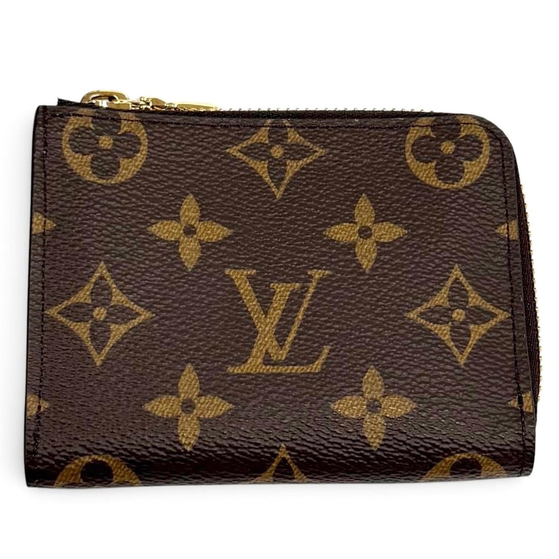 LOUIS VUITTON M83476 Portefeuille Noir Compact Armagnac Leather Wallet/Coin Case, Made in France,