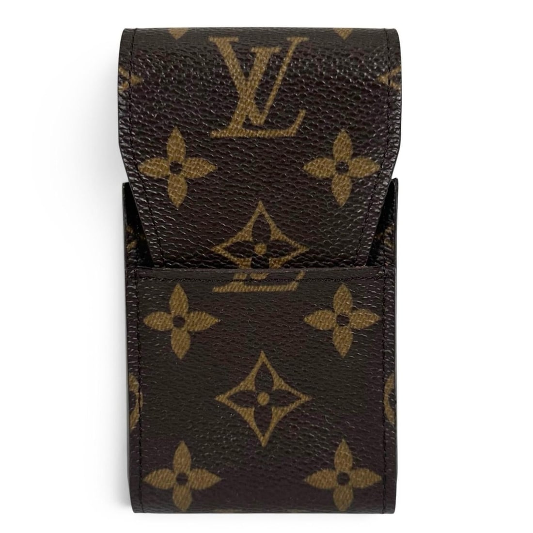 LOUIS VUITTON Vintage M63024 Etui Cigarette Monogram Canvas Case, Brown, Made in France, Women's, (1 of 15)