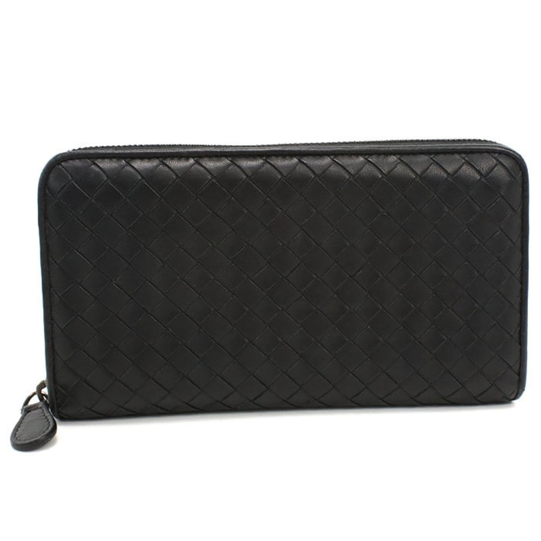 BOTTEGA VENETA Bottega Veneta Long Wallet, Round Zipper, Zip-Around Intrecciato, Men's, Black: --- Catalog ---Category: SizeSize (HxWxD): 10.5cm x 19cm x 2.5cm / 4.13'' x 7.48'' x 0.98''Category: DesignType: Long wallet (bi-fold)Color: BlackGender: MenMaterial: Leather Leather/Fur Type: Lambski