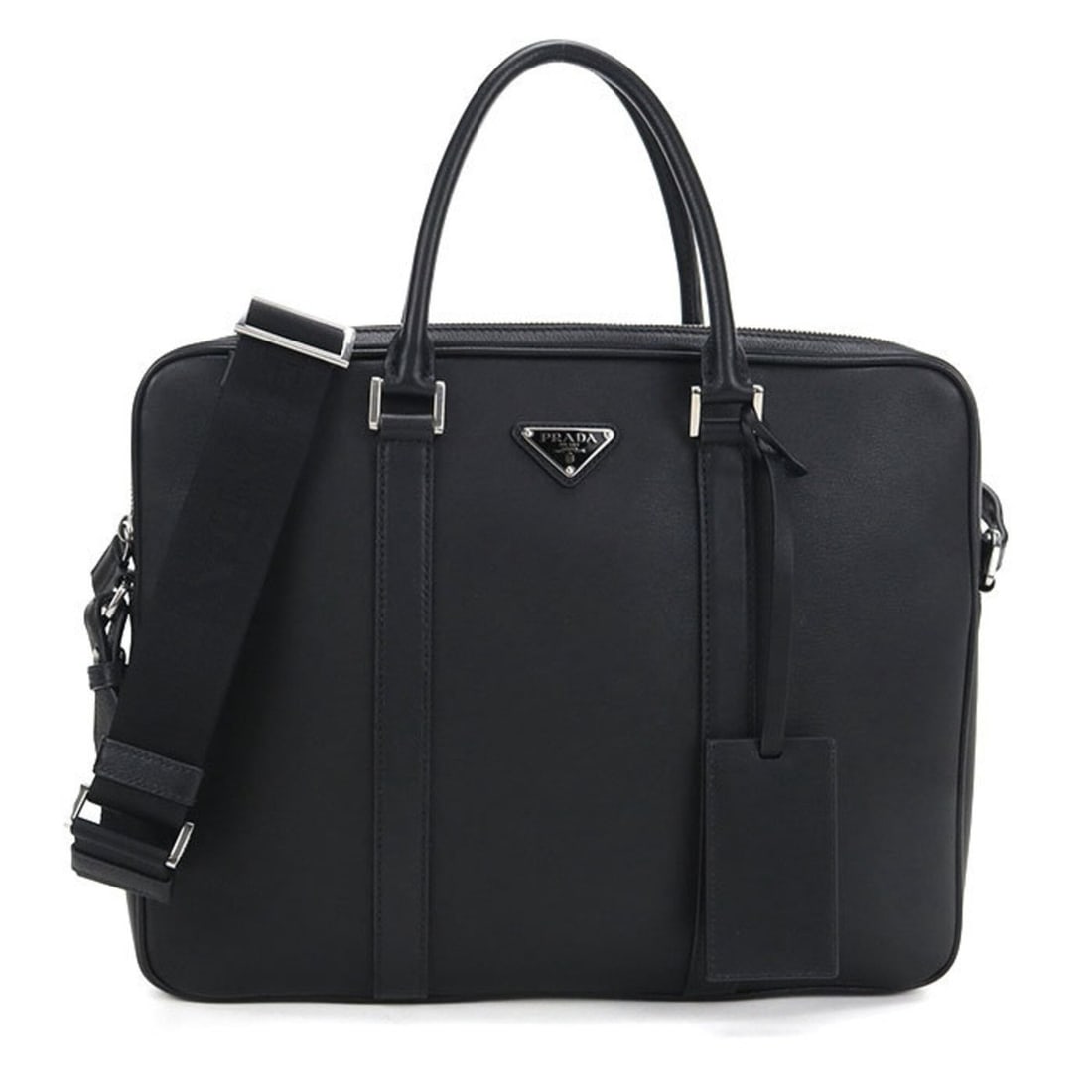 PRADA Briefcase 2VE368 Men's Black