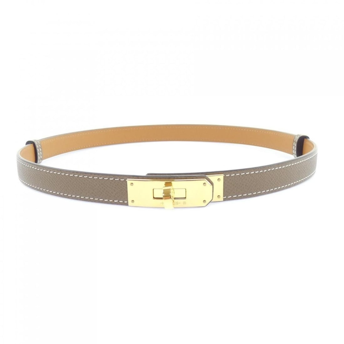 Hermes Kelly 18mm Belt: --- Catalog ---Category: SizeWidth: 2cm / 0.78''Length: 55cm - 102cm / 21.65'' - 40.15''Category: DesignType: Standard beltColor: BrownGender: WomenEmbellishment: AbrasionCategory: GeneralBrand: Herme