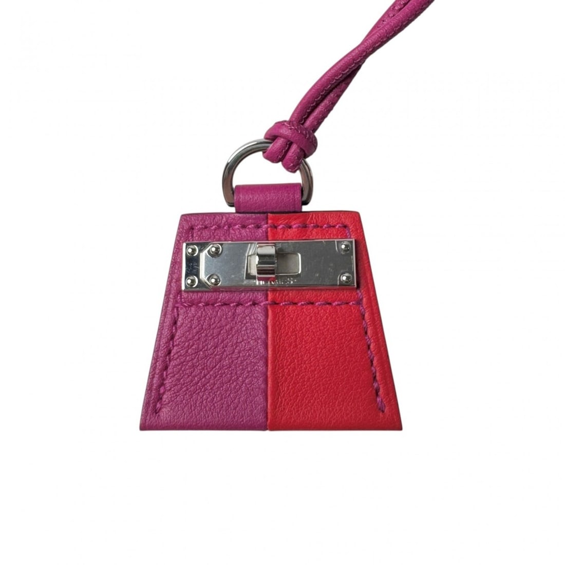 Hermes HERMES Mon Petit Kelly PM Silver Hardware Necklace for Women