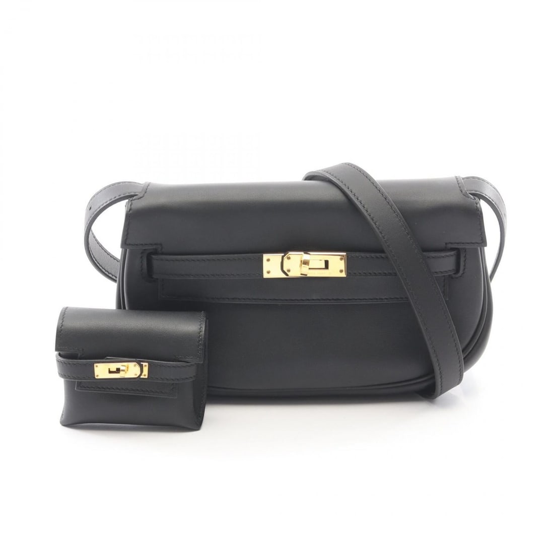 Hermes Kelly Move Shoulder Bag Handbag Leather Veau Swift Women's Black 084552CC: --- Catalog ---Category: SizeSize (HxWxD): 12cm x 20cm x 6cm / 4.72'' x 7.87'' x 2.36''Category: DesignType: Handbag, Shoulder bagColor: BlackGender: WomenMaterial: Swift leather Category: GeneralMPN: