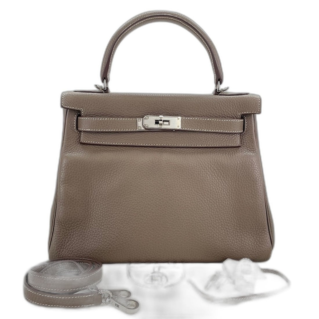 Hermes Kelly 28 handbag, brown.
