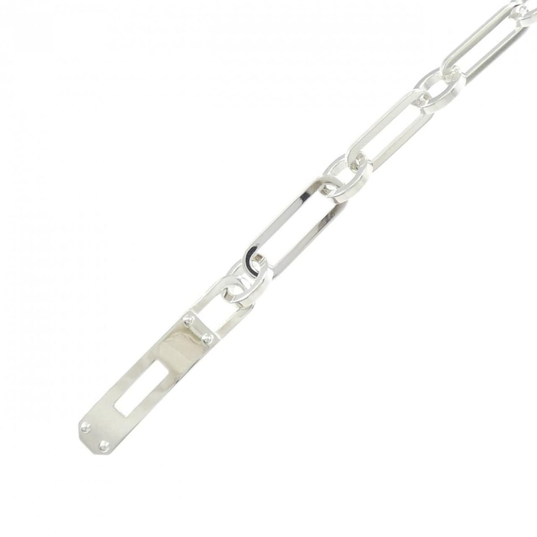 Hermes Hermès Kelly Chaine Bracelet: --- Catalog ---Category: SizeLength: 19.5cm / 7.67''Category: DesignType: Charm braceletColor: SilverGender: WomenMaterial: Silver 925Category: GeneralMPN: H123429BLine: KellyBrand: Hermes--- Item Lis