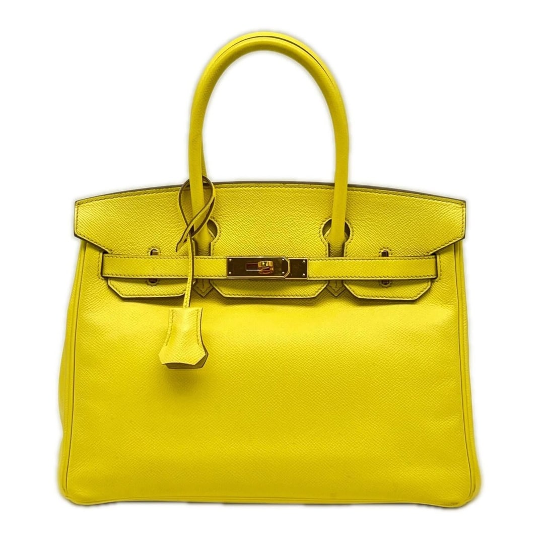 HERMES Veau Epsom Birkin 30 Soufflé Handbag, Yellow, Women's: --- Catalog ---Category: SizeSize (HxWxD): 22cm x 31cm x 15cm / 8.66'' x 12.2'' x 5.9''Category: DesignType: HandbagColor: YellowGender: WomenMaterial: Epsom leather Category: GeneralBrand: