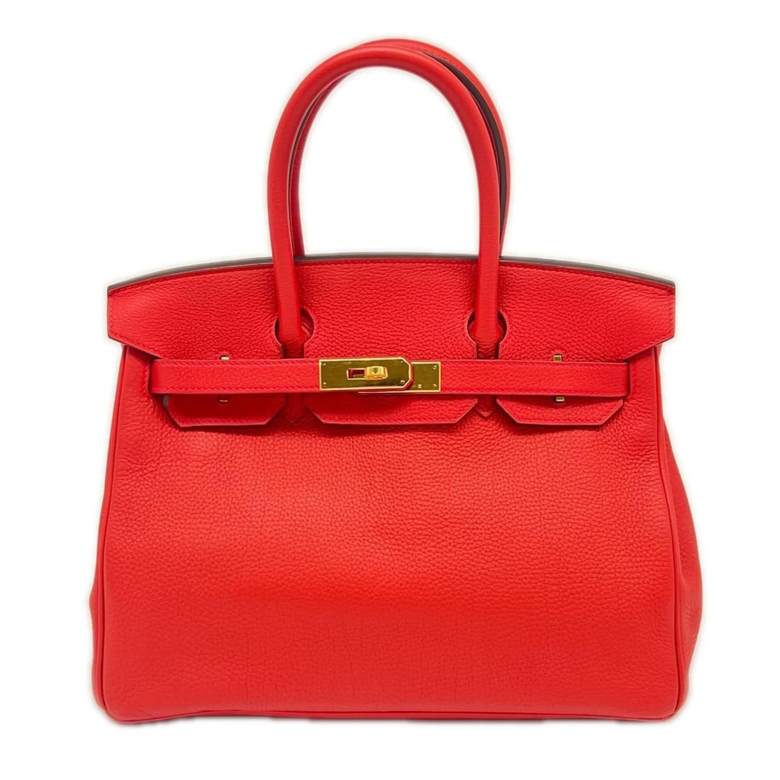 HERMES Dogo Birkin 30 Rouge Casaque Handbag Red Women's: --- Catalog ---Category: SizeSize (HxWxD): 23cm x 31cm x 14cm / 9.05'' x 12.2'' x 5.51''Handle Length: 36cm / 14.17''Category: DesignType: HandbagColor: Red colorGender: WomenClosure: Turn