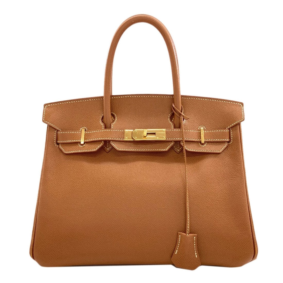 Hermes Birkin 30 Gold Hardware Handbag Epsom Leather Women's HERMES