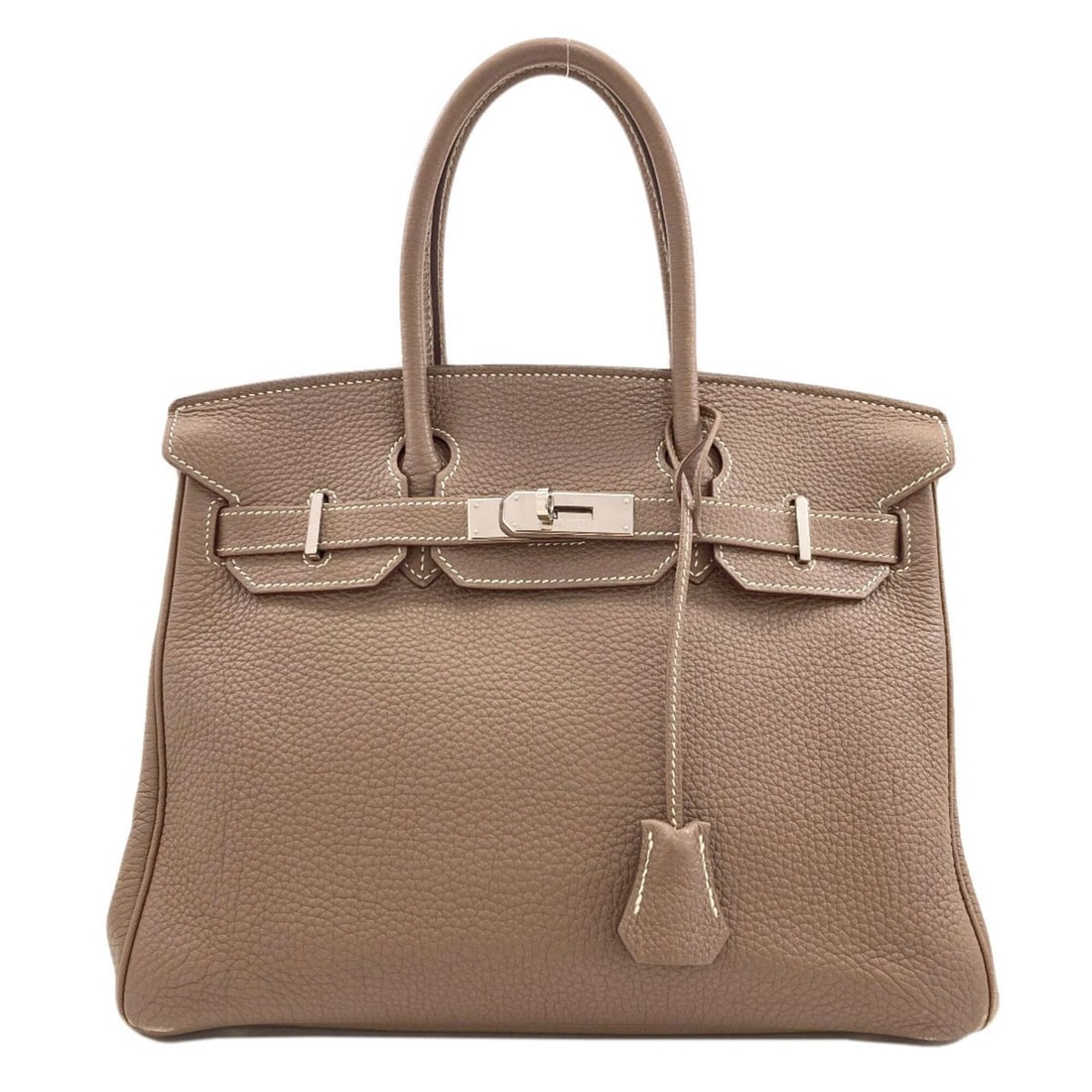 Hermes Birkin 30 Silver Hardware Handbag Togo Leather Women's HERMES: --- Catalog ---Category: SizeSize (HxWxD): 23cm x 30cm x 15.5cm / 9.05'' x 11.81'' x 6.1''Handle Length: 24cm / 9.44''Category: DesignType: HandbagColor: BrownGender: WomenClosure: Turn lockMaterial: 