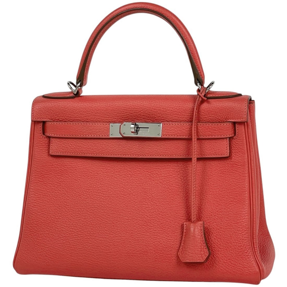 Hermes Kelly 28, 2-way shoulder bag, Taurillon Novillo leather, Rose Jaipur, ?P, Women's.: --- Catalog ---Category: SizeSize (HxWxD): 20cm x 28cm x 12cm / 7.87'' x 11.02'' x 4.72''Category: DesignType: Handbag, Shoulder bagColor: Rose jaipurGender: WomenMaterial: Leather Category: GeneralBr
