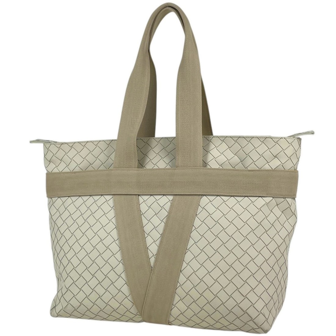 Bottega Veneta Intrecciato Scorpio Rubber Tote Bag, Ivory, Women's: --- Catalog ---Category: SizeSize (HxWxD): 33.5cm x 40cm x 17.5cm / 13.18'' x 15.74'' x 6.88''Category: DesignType: Tote bagColor: IvoryGender: WomenMaterial: Rubber , Canvas Category: GeneralBrand: B
