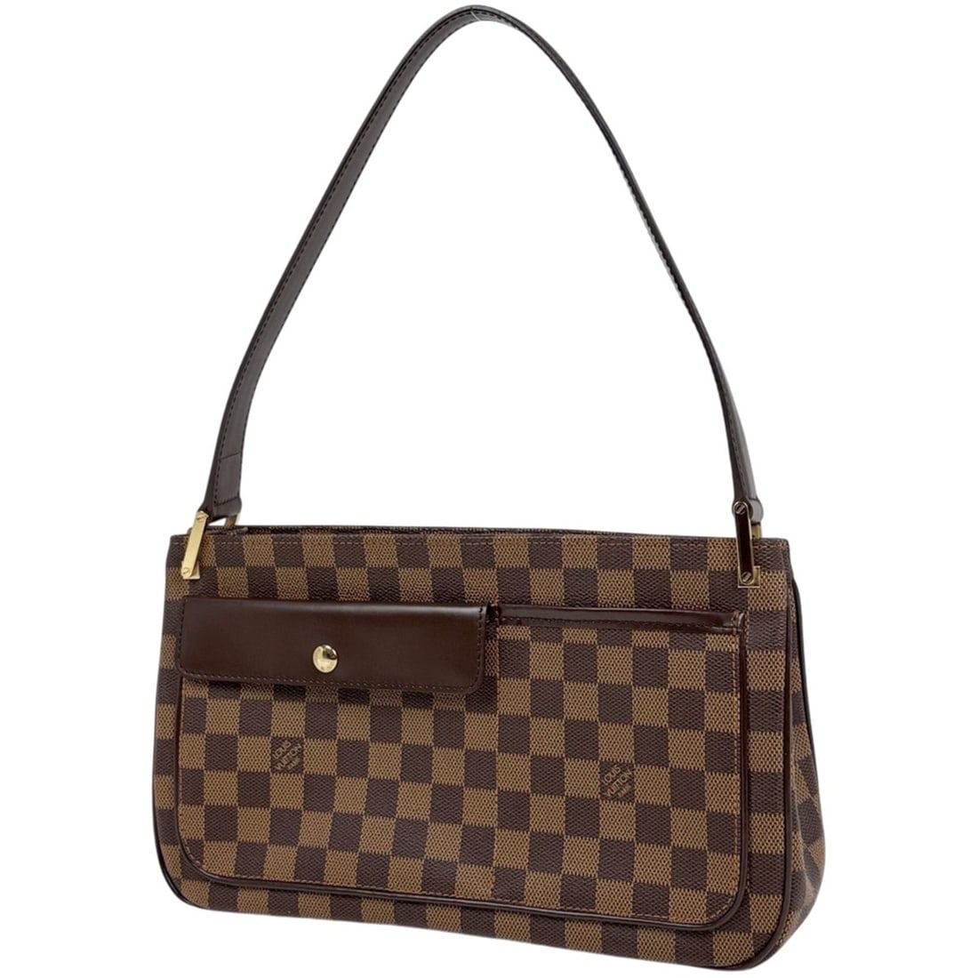 Louis Vuitton Aubagne Shoulder Bag, One-Shoulder, Damier Brown, N51129, Women's: --- Catalog ---Category: SizeSize (HxWxD): 18cm x 30cm x 7cm / 7.08'' x 11.81'' x 2.75''Category: DesignType: Shoulder bagColor: BrownGender: WomenMaterial: Damier Canvas Category: GeneralBrand: Louis