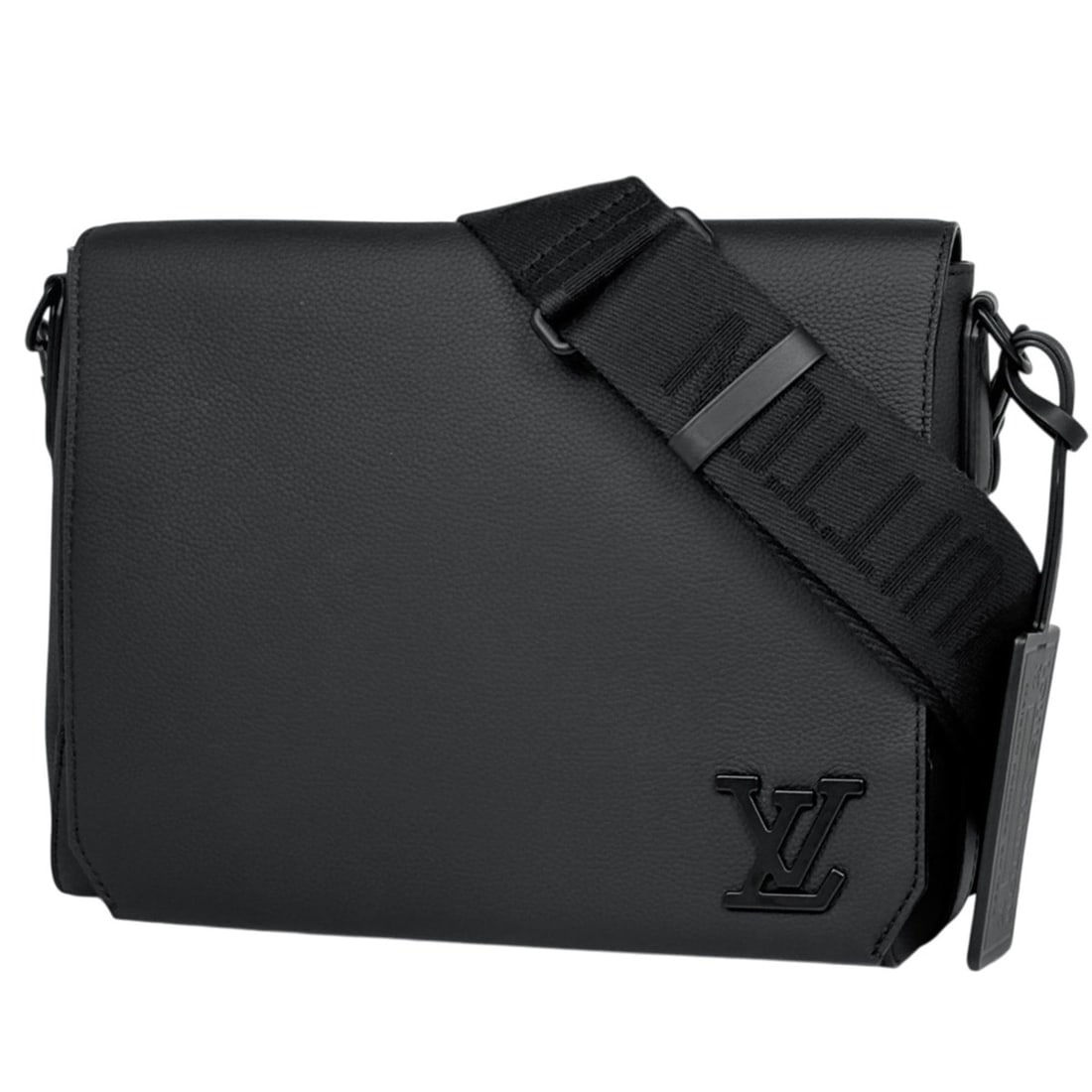 Louis Vuitton Takeoff Messenger Shoulder Bag LV Aerogram Leather Noir (Black) M57080 Men's: --- Catalog ---Category: SizeSize (HxWxD): 22cm x 28cm x 10cm / 8.66'' x 11.02'' x 3.93''Category: DesignType: Shoulder bagColor: Black, NoirGender: MenMaterial: Leather Category: GeneralBrand: Louis 