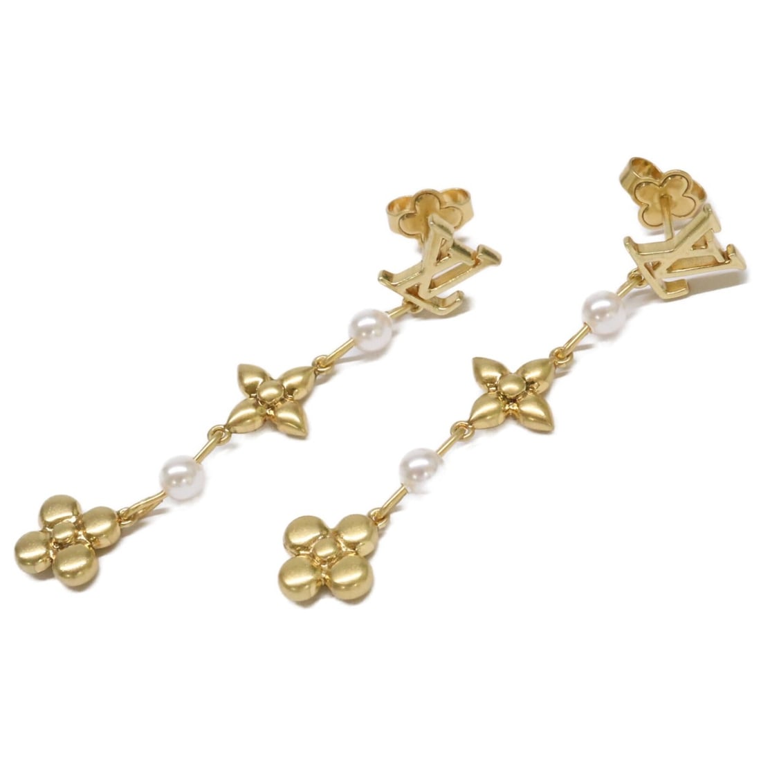 LOUIS VUITTON Louis Vuitton M01577 Louisa Earrings Gold Color Women's: --- Catalog ---Category: DesignType: Stud earringsColor: GoldGender: WomenMaterial: MetalCategory: GeneralBrand: Louis Vuitton--- Item List ---Section: ConditionRanking: Rank A Used - A few traces of 