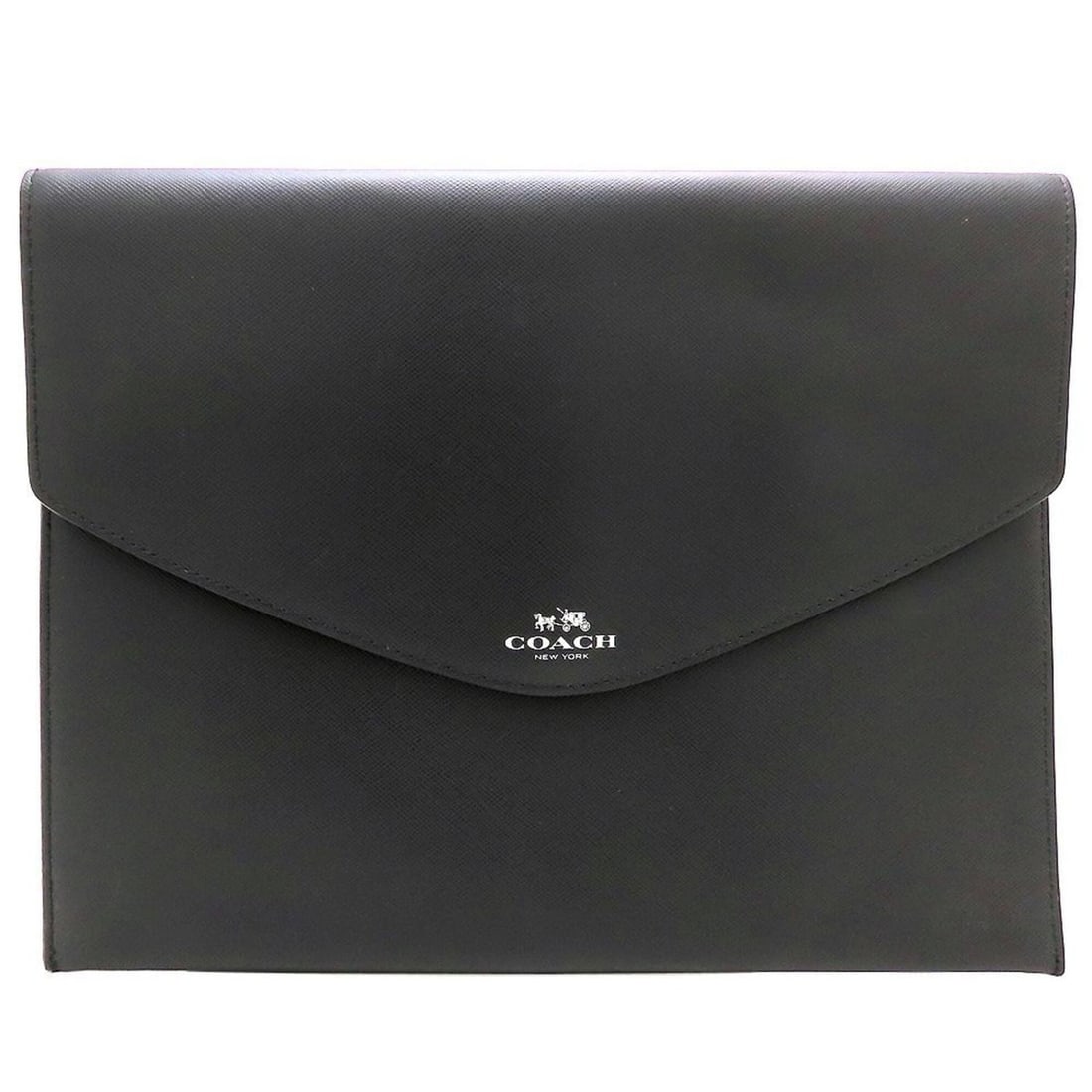 COACH F62840 Second Bag Clutch Leather Black Women's 353467: --- Catalog ---Category: SizeSize (HxWxD): 22cm x 28cm x 1.5cm / 8.66'' x 11.02'' x 0.59''Category: DesignType: Clutch bagColor: BlackGender: WomenMaterial: Leather Category: GeneralMPN: F62840Brand: