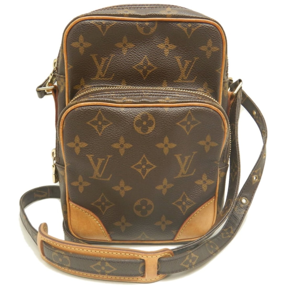 LOUIS VUITTON Monogram Amazon M45236 Shoulder Bag Brown Women's 254209: --- Catalog ---Category: SizeSize (HxWxD): 21.5cm x 15cm x 10cm / 8.46'' x 5.9'' x 3.93''Category: DesignType: Shoulder bagColor: BrownGender: WomenMaterial: Monogram , Canvas Category: GeneralMPN: