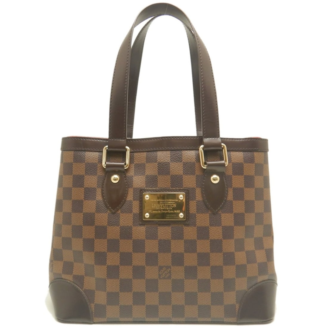 LOUIS VUITTON Damier Hampstead PM N51205 Tote Bag, Ebene, Women's, 254203: --- Catalog ---Category: SizeSize (HxWxD): 24cm x 28cm x 17.5cm / 9.44'' x 11.02'' x 6.88''Category: DesignType: Tote bagColor: Brown, EbeneGender: WomenMaterial: Damier Canvas Category: GeneralMPN: