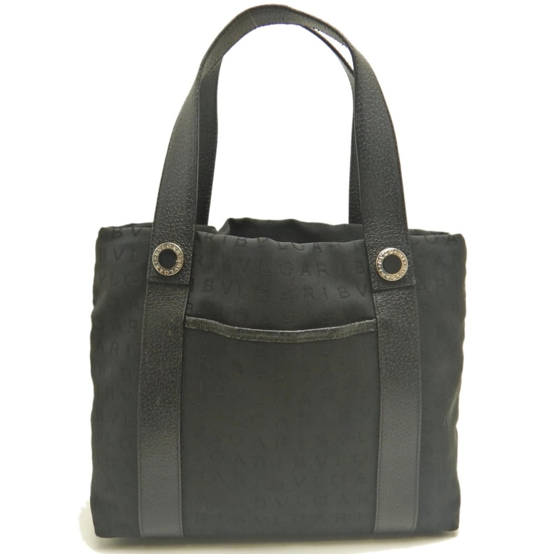 BVLGARI Logo Mania AX?M08?22278 Tote Bag, Canvas x Leather, Women's 254192: --- Catalog ---Category: SizeSize (HxWxD): 22cm x 27cm x 10cm / 8.66'' x 10.62'' x 3.93''Category: DesignType: Tote bagColor: Black, Dark grayGender: WomenMaterial: Canvas , Leather Category: GeneralM