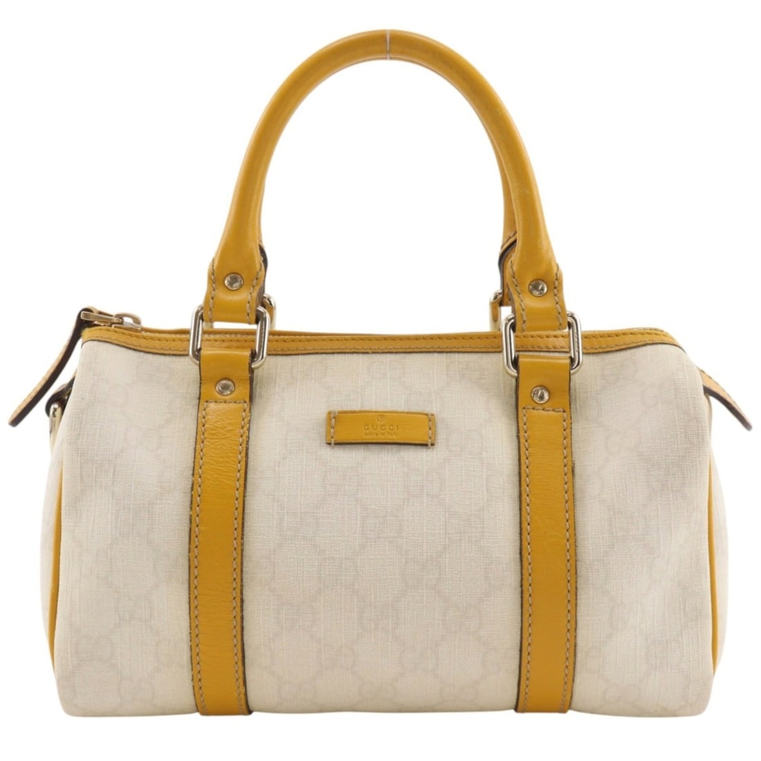 Gucci Mini Boston Bag Handbag 193604 GG Supreme Canvas White bag for Women: --- Catalog ---Category: SizeWeight: 350g / 12.34oz.Handle Drop: 10.00cm / 3.94''Size (HxWxD): 14cm x 24cm x 11cm / 5.51'' x 9.44'' x 4.33''Category: DesignType: Boston bag, HandbagColor: WhiteGender: