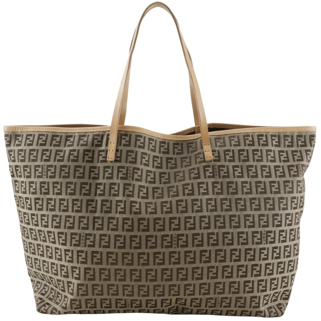 Fendi Zucchino Tote Bag 8BH005 Canvas Brown A4 Women's: --- Catalog ---Category: SizeWeight: 210g / 7.4oz.Handle Drop: 17.00cm / 6.69''Size (HxWxD): 27cm x 34cm x 14cm / 10.62'' x 13.38'' x 5.51''Category: DesignType: Tote bagColor: BrownGender: WomenMater