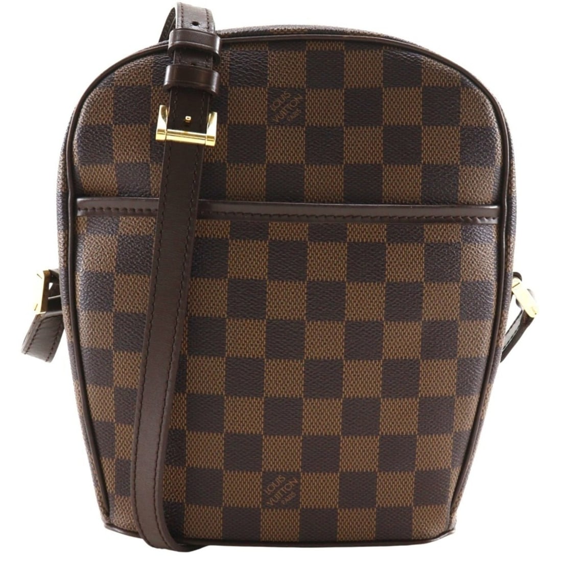 Louis Vuitton Ipanema PM Shoulder Bag N51294 Damier Canvas 2008 Brown VI0088 Double Women's: --- Catalog ---Category: SizeWeight: 370g / 13.05oz.Strap Drop: 50cm / 19.68''Size (HxWxD): 22cm x 19cm x 7.5cm / 8.66'' x 7.48'' x 2.95''Category: DesignType: Shoulder bagColor: BrownGender: WomenMat