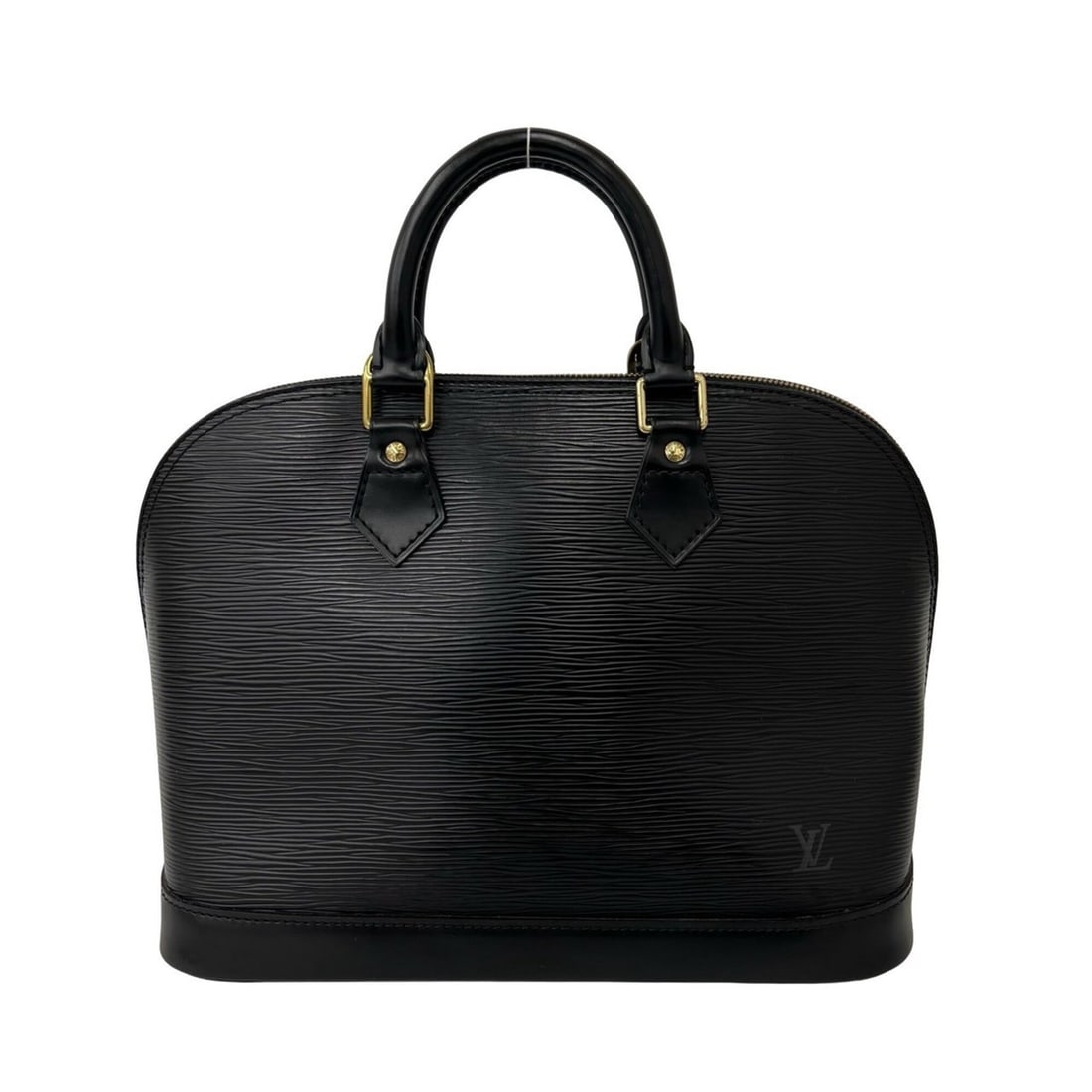 LOUIS VUITTON Vintage Alma Epi Leather Handbag Boston Bag Black Noir 35629: --- Catalog ---Category: SizeSize (HxWxD): 23.5cm x 33cm x 16.5cm / 9.25'' x 12.99'' x 6.49''Category: DesignType: Boston bag, HandbagColor: BlackGender: WomenMaterial: Leather Category: GeneralBrand:
