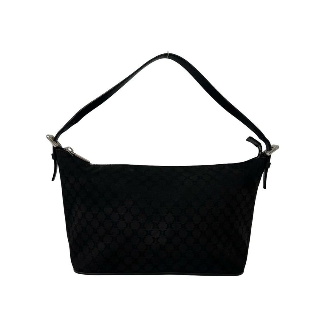 CELINE Macadam Blazon Pattern Canvas Leather Genuine Handbag Mini Shoulder Bag Black 34824: --- Catalog ---Category: SizeSize (HxWxD): 16.5cm x 30cm x 11.5cm / 6.49'' x 11.81'' x 4.52''Category: DesignType: Handbag, Shoulder bagColor: BlackGender: WomenMaterial: Canvas , Leather Category: Ge