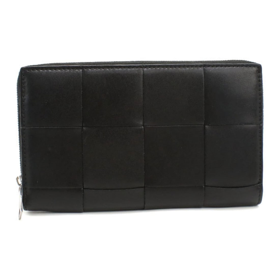 BOTTEGA VENETA Bottega Veneta Long Wallet, Round Zipper, 748054 Cassette, Men's, Black: --- Catalog ---Category: SizeSize (HxWxD): 11.5cm x 19cm x 2cm / 4.52'' x 7.48'' x 0.78''Category: DesignType: Long wallet (bi-fold)Color: BlackGender: MenMaterial: Leather Leather/Fur Type: CalfskinC