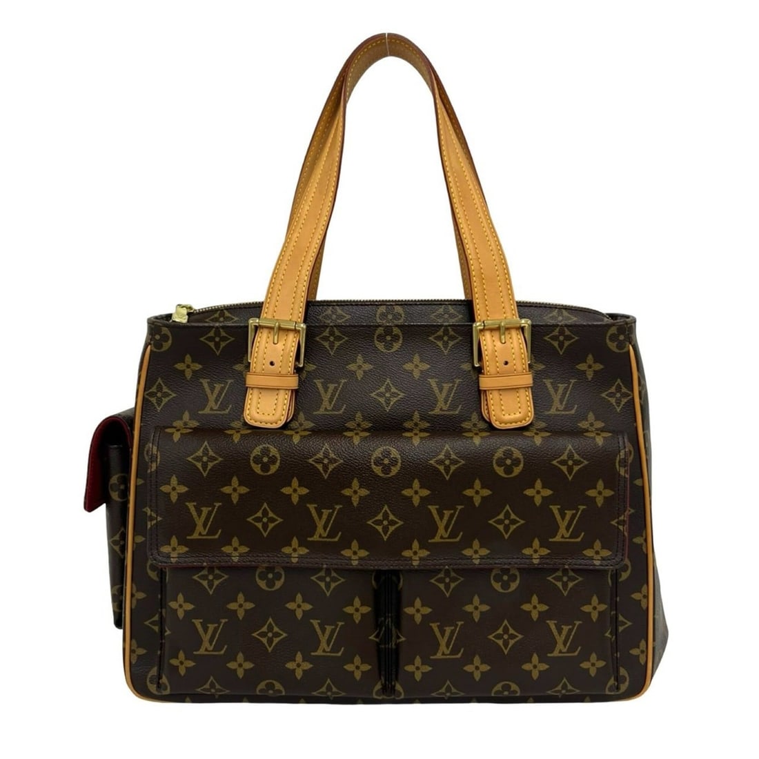 LOUIS VUITTON Louis Vuitton Multipli Cité Monogram Leather Tote Bag Semi Shoulder Brown 06668: --- Catalog ---Category: SizeSize (HxWxD): 26.5cm x 37cm x 11cm / 10.43'' x 14.56'' x 4.33''Category: DesignType: Shoulder bag, Tote bagColor: BrownGender: WomenMaterial: Leather , PVC Category: Gener