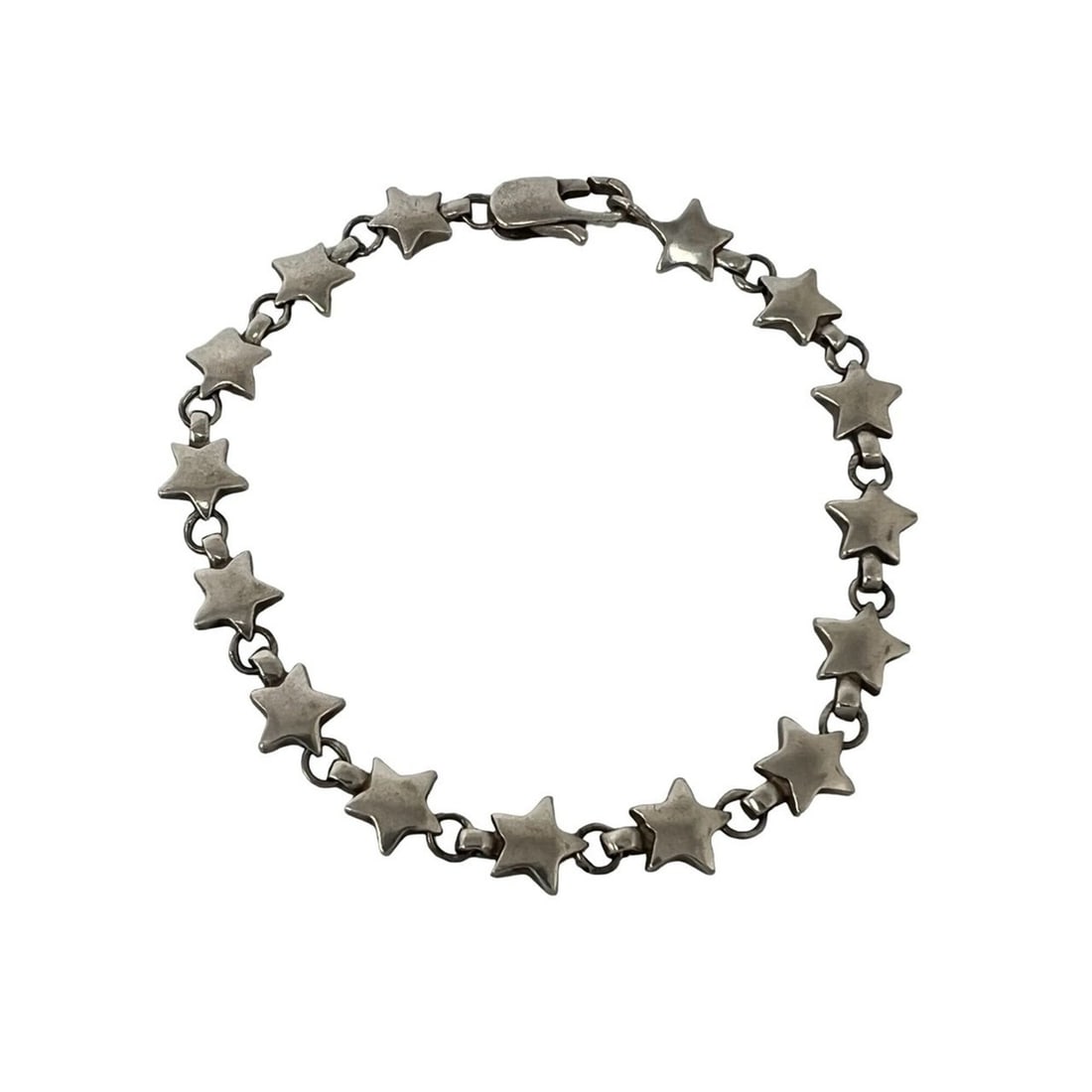 TIFFANY&Co. Tiffany Vintage Puff Star Bracelet, Sterling Silver 925, Accessory, 93592: --- Catalog ---Category: SizeLength: 18cm / 7.08''Category: DesignType: Charm braceletColor: SilverGender: WomenMaterial: Silver 925Category: GeneralBrand: Tiffany--- Item List ---Section: ConditionRa