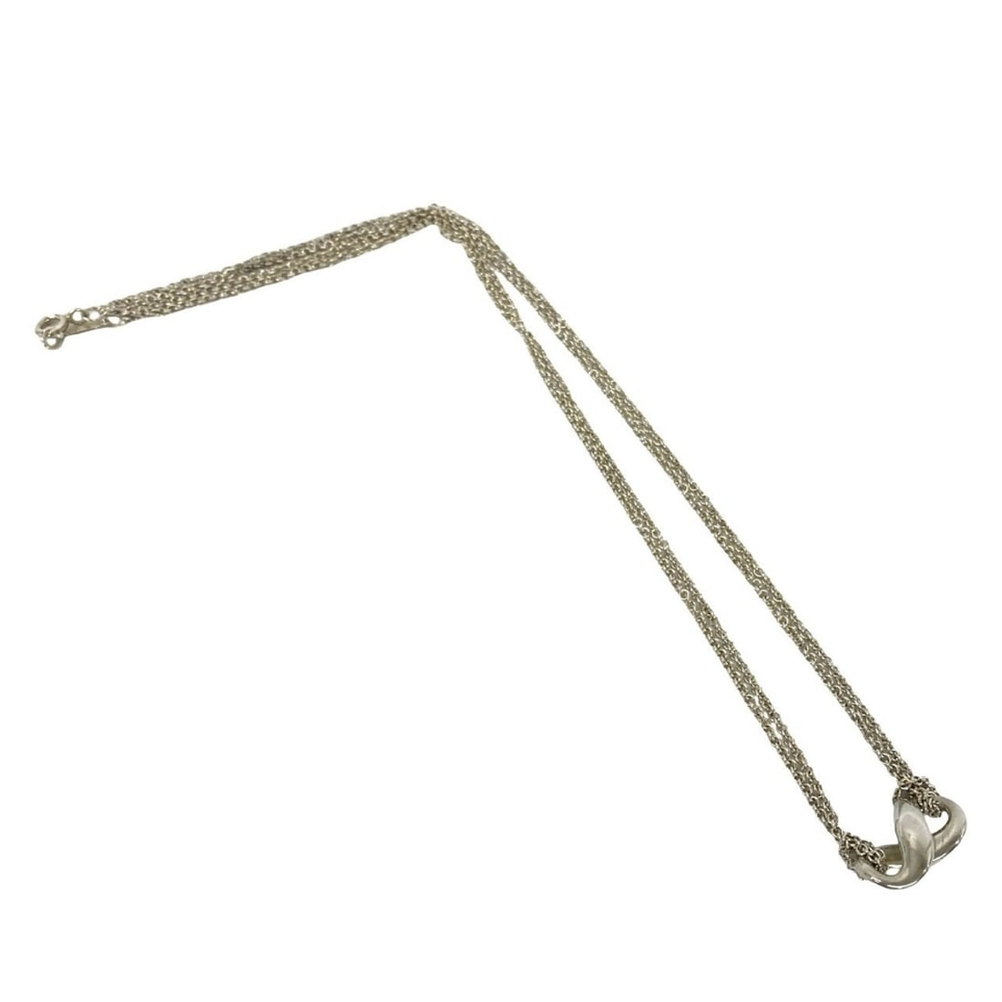 TIFFANY&Co. Tiffany Vintage Infinity Necklace, Sterling Silver 925, Accessory Pendant, 32702: --- Catalog ---Category: SizePendant Size: 9mm x 18mm / 0.35'' x 0.7''Neck Circumference: 40 cm / 15.74''Category: DesignColor: SilverGender: WomenMaterial: Silver 925Pendant Type: PendantNecklace Typ