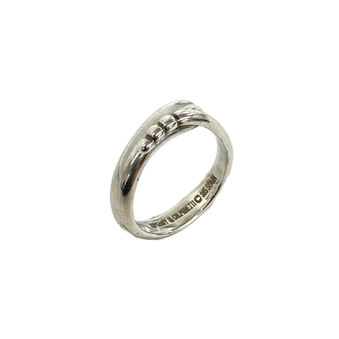 TIFFANY&Co. Tiffany Vintage Snake Ring, Sterling Silver 925, Accessory, 31929: --- Catalog ---Category: SizeJP Size: 6US Size: 3.5Category: DesignType: Band ringColor: SilverGender: WomenMaterial: Silver 925Category: GeneralBrand: Tiffany--- Item List ---Section: ConditionRankin