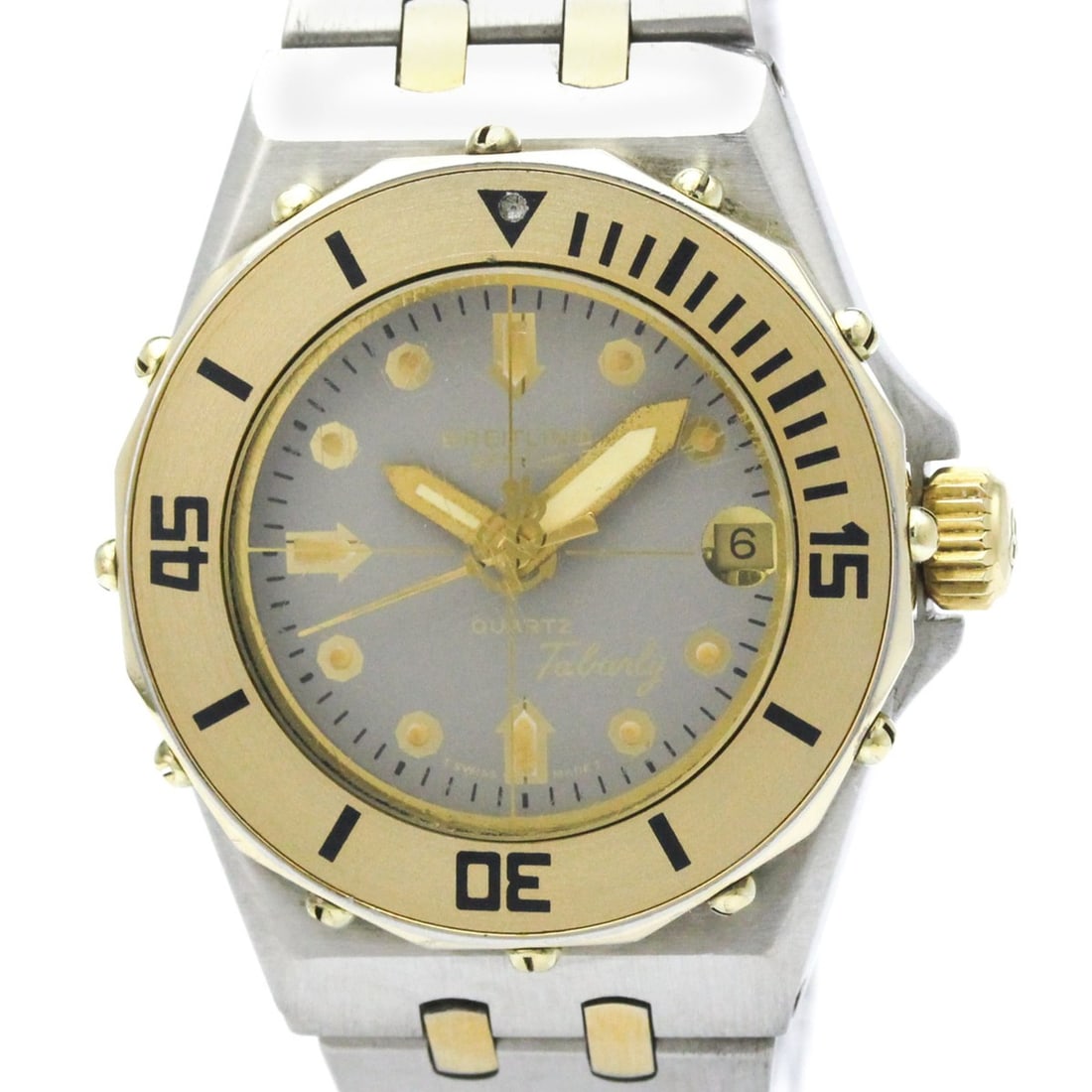 BREITLING Tabarly Gold Plated Stainless Steel Quartz Ladies Watch 80790 (1 of 17)