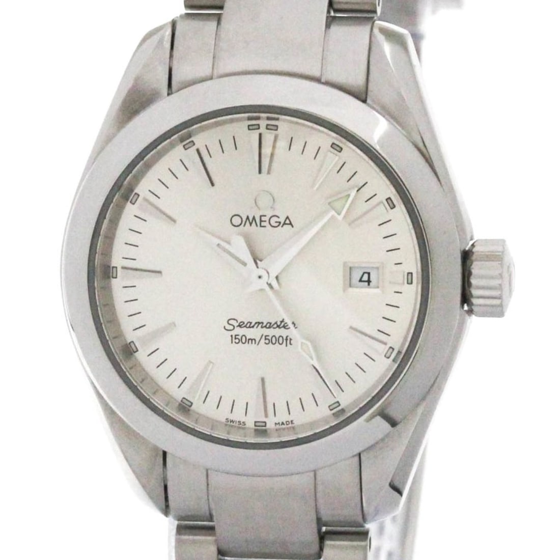 OMEGA Seamaster Aqua Terra Steel Quartz Ladies Watch 2577.30 Polished: --- Catalog ---Category: SizeCase Diameter: 29mm / 1.14''Category: DesignType: WristwatchStyle: SportGender: WomenColor (Dial): SilverMaterial (Band): Stainless steelMaterial (Case): Stainless steelCa