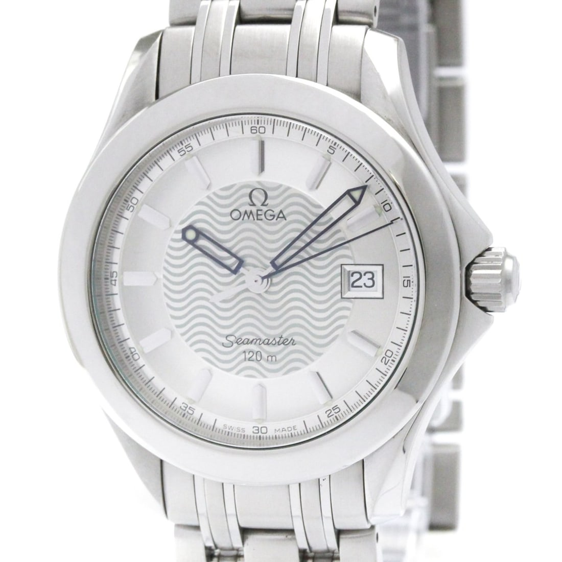 OMEGA Seamaster 120M Stainless Steel Quartz Mens Watch 2511.31 Polished: --- Catalog ---Category: SizeCase Diameter: 36mm / 1.42''Category: DesignType: WristwatchStyle: SportGender: MenColor (Dial): SilverMaterial (Band): Stainless steelMaterial (Case): Stainless steelCate
