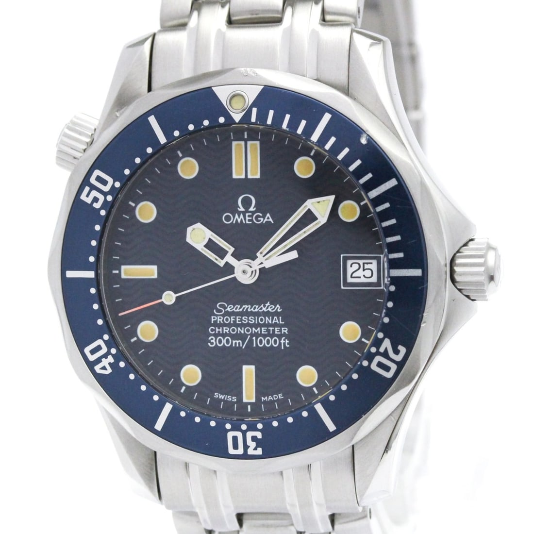 OMEGA Seamaster Professional 300M Mid Steel Size Watch 2551.80 Polished: --- Catalog ---Category: SizeCase Diameter: 36mm / 1.42''Category: DesignType: WristwatchStyle: SportGender: , MenColor (Dial): BlueMaterial (Band): Stainless steelMaterial (Case): Stainless steelCate
