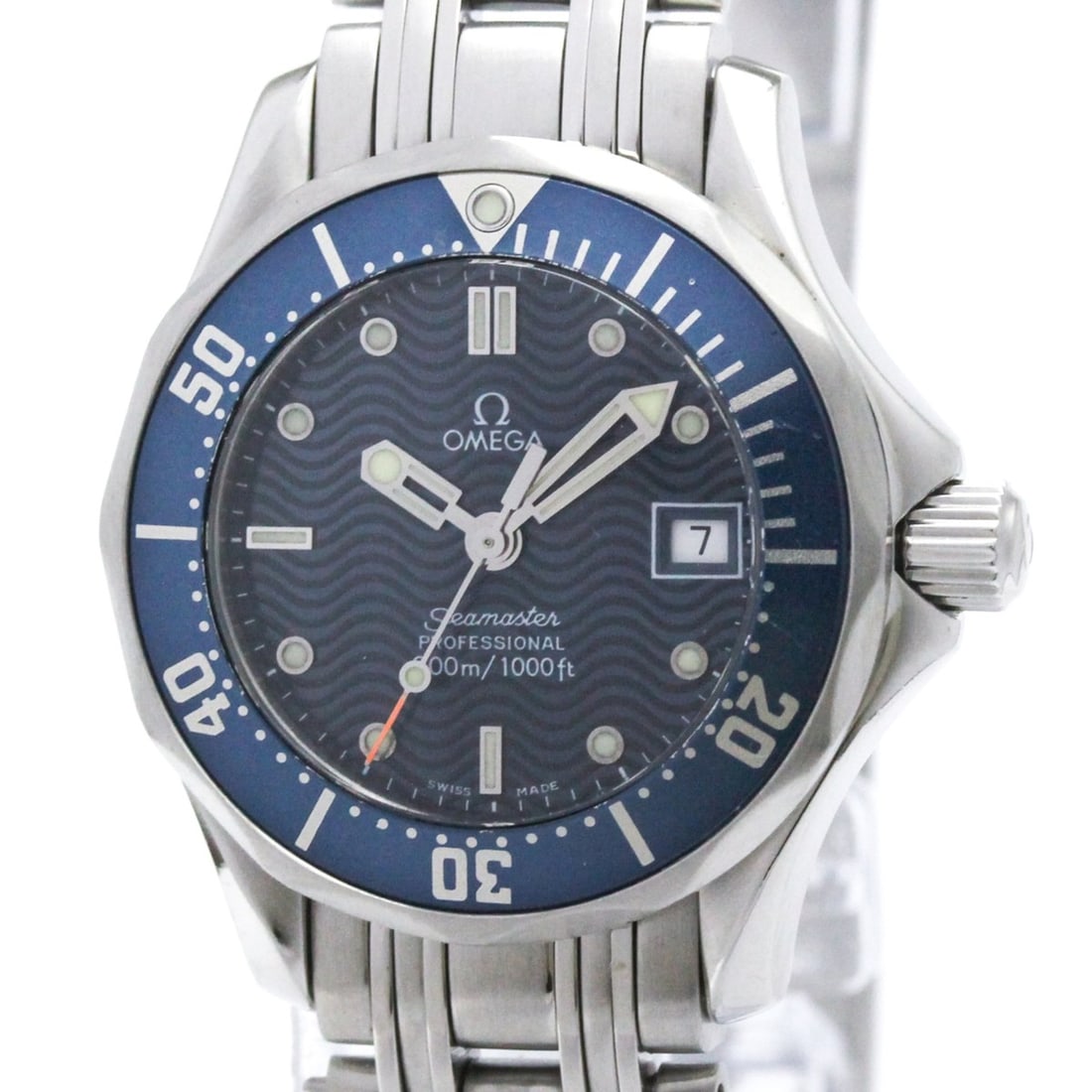 OMEGA Seamaster Professional 300M Quartz Ladies Watch 2583.80 Polished: --- Catalog ---Category: SizeCase Diameter: 29mm / 1.14''Category: DesignType: WristwatchStyle: SportGender: WomenColor (Dial): BlueMaterial (Band): Stainless steelMaterial (Case): Stainless steelCate