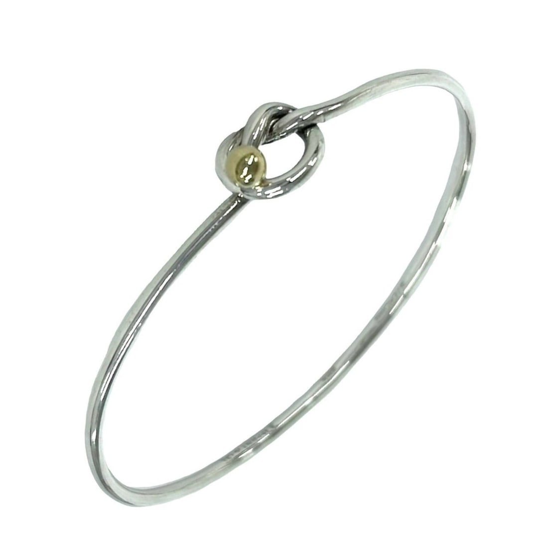 TIFFANY&Co. Tiffany Love Knot Bracelet, Sterling Silver 925, 18K Yellow Gold, Accessory, Silver,: --- Catalog ---Category: SizeLength: 16cm / 6.29''Category: DesignType: Charm braceletColor: Gold, SilverGender: WomenMaterial: Silver 925, Yellow gold (18K)Category: GeneralBrand: Tiffany--- Item Lis