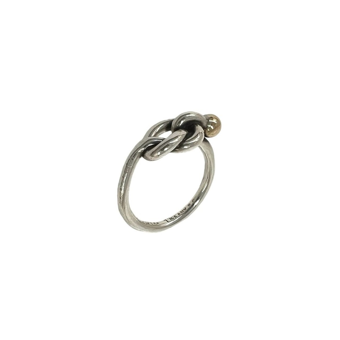 TIFFANY&Co. Tiffany Vintage Love Knot Sterling Silver 925 K14 585YG Ring Accessory 34681: --- Catalog ---Category: SizeJP Size: 10US Size: 5.5Category: DesignType: Band ringColor: Gold, SilverGender: WomenMaterial: Silver 925Category: GeneralBrand: Tiffany--- Item List ---Section: Conditio
