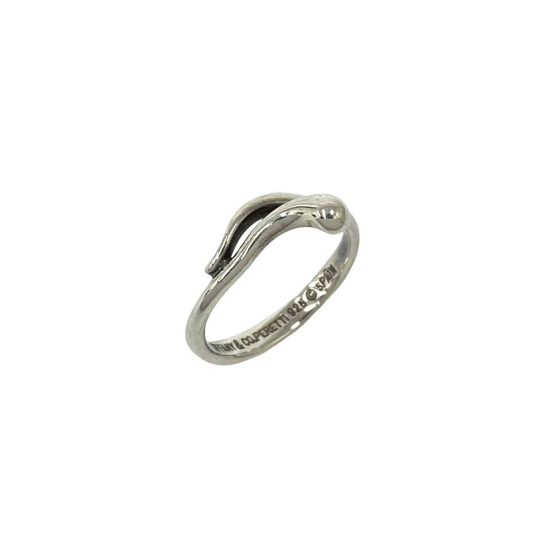 TIFFANY&Co. Tiffany Vintage Teardrop Ring, Sterling Silver 925, Accessory, 00175: --- Catalog ---Category: SizeJP Size: 11US Size: 6Category: DesignType: Band ringColor: SilverGender: WomenMaterial: Silver 925Category: GeneralBrand: Tiffany--- Item List ---Section: ConditionRanking