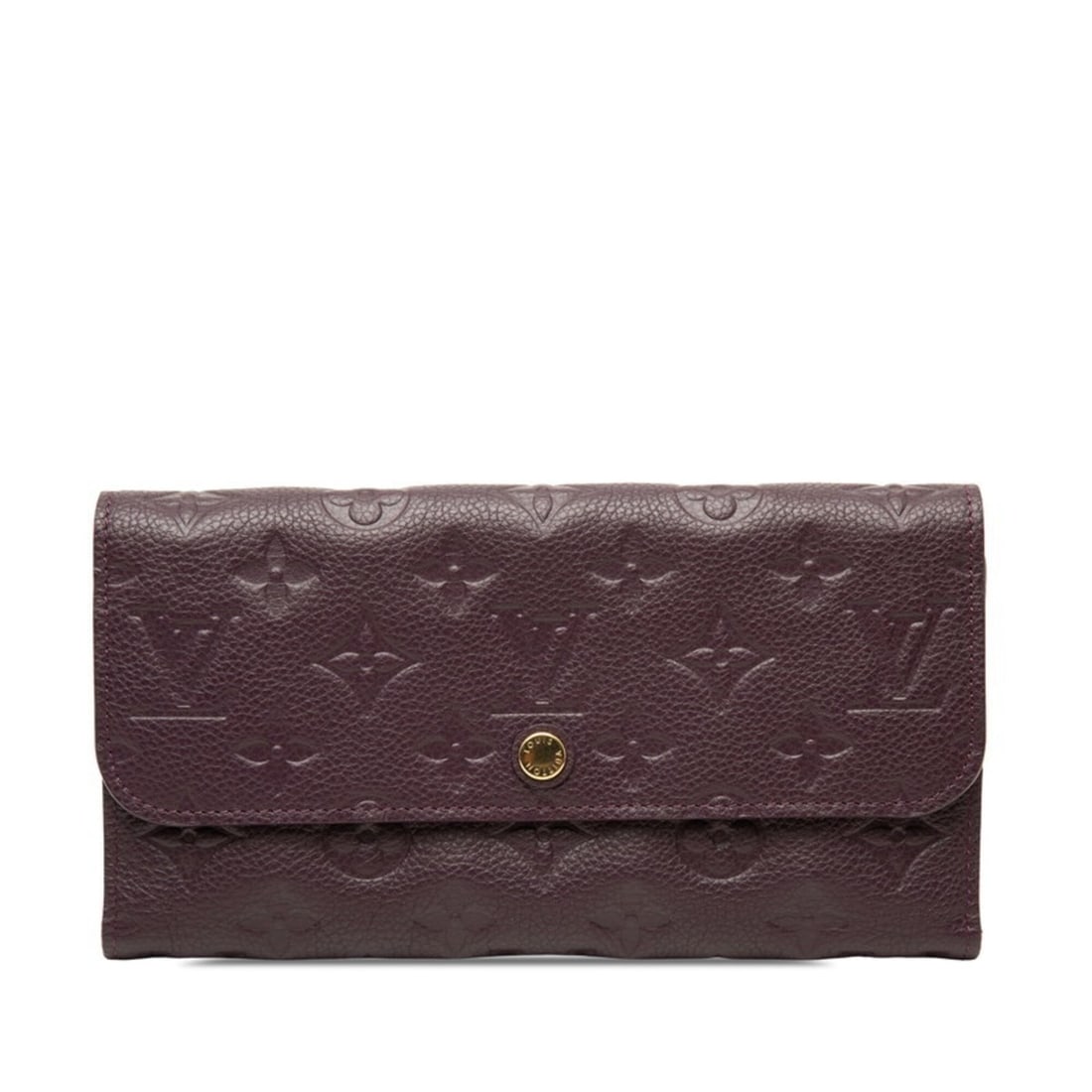Louis Vuitton Monogram Empreinte Portefeuille Virtuose Tri-fold Long Wallet M60294 Purple Leather: --- Catalog ---Category: SizeSize (HxWxD): 10.5cm x 20cm x 2cm / 4.13'' x 7.87'' x 0.78''Category: DesignType: Long wallet (tri-fold)Color: PurpleGender: WomenMaterial: Leather Category: GeneralMPN: M