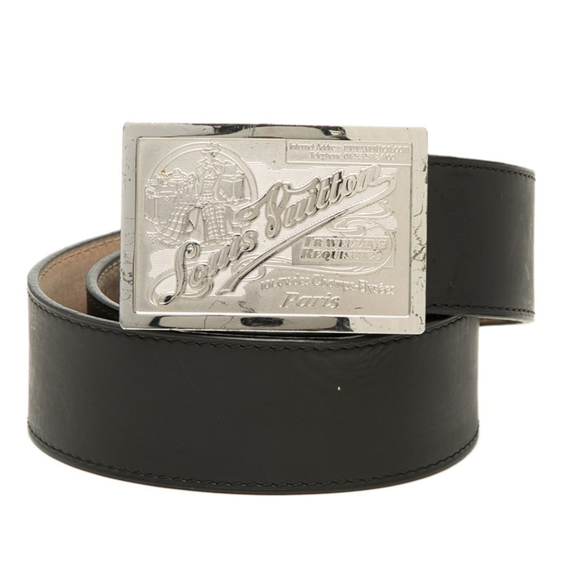 Louis Vuitton Ceinture Jeans Belt, Size 100 (40), M6812, Black Leather, Metal, Men's, LOUIS VUITTON: --- Catalog ---Category: SizeLength: 93.5cm - 106cm / 36.81'' - 41.73''Category: DesignType: Standard beltColor: BlackGender: MenMaterial (Strap): Leather , Metal Category: GeneralMPN: M6812Brand: Lou